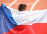 34th European Athletics Indoor Championships 2017. 400m Winner is Pavel Maslak, CZE
