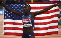 Tori Bowie. 100 m World Champion 2017, London