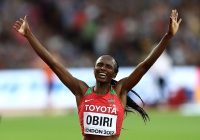 Hellen Obiri Onsando. 5000 m World Champion 2017, London