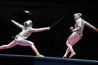 2016 Fencing at the 2016 Summer Olympics. Yana Yegoryan and Sofya Velikaya 