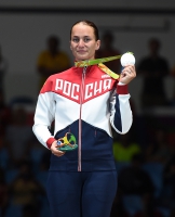 2016 Fencing at the 2016 Summer Olympics. Silver medallist is Sofya Velikaya