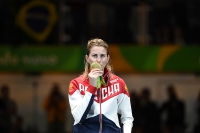 2016 Fencing at the 2016 Summer Olympics. Olympic Champion is Inna Deriglazova