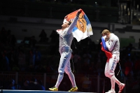 2016 Fencing at the 2016 Summer Olympics. Olympic Champion. Artur Akhmatkhuzin, Timur Safin, Aleksey Cheremisinov