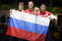 2016 Fencing at the 2016 Summer Olympics. Olympic Champion. Artur Akhmatkhuzin, Timur Safin, Aleksey Cheremisinov