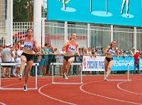 Russian Championships 2017. 2 Day. 400 Metres Hurdles. Vera Rudakova, Valeriya Kharlamova, Irina Takuntseva