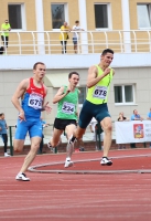 Russian Championships 2017. 2 Day. 400 Metres. Pavel Trenikhin, Pavel Savin, Vladimir Krasnov