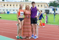 Vera Rudakova. Silver Russian Championships 2017. With Olga Nazarova and Timofey Chalyi