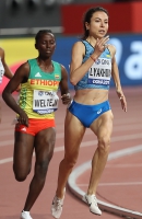 IAAF WORLD ATHLETICS CHAMPIONSHIPS, DOHA 2019. Day 1. 800 Metres. Heats. Olha LYAKHOVA, UKR