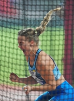 IAAF WORLD ATHLETICS CHAMPIONSHIPS, DOHA 2019. Day 2. HAMMER THROW WOMEN. Iryna KLYMETS, UKR