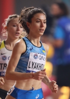IAAF WORLD ATHLETICS CHAMPIONSHIPS, DOHA 2019. Day 2. 800 Metres. Semi-Final. Olha LYAKHOVA, UKR