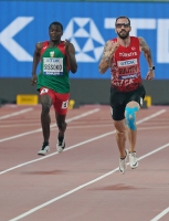 IAAF WORLD ATHLETICS CHAMPIONSHIPS, DOHA 2019. Day 3. 200 METRES. Ramil GULIYEV, TUR