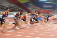 IAAF WORLD ATHLETICS CHAMPIONSHIPS, DOHA 2019. Day 4. 200 Metres. Semi-Final