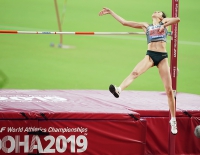 IAAF WORLD ATHLETICS CHAMPIONSHIPS, DOHA 2019. Day 4. High Jump World Champion is Mariya LASITSKENE