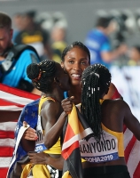 IAAF WORLD ATHLETICS CHAMPIONSHIPS, DOHA 2019. Day 4. 800 Metres. Ajee WILSON, USA. BRONZE