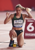 IAAF WORLD ATHLETICS CHAMPIONSHIPS, DOHA 2019. Day 5. 400 Metres Hurdles. Heats. Valeriya ANDREYEVA