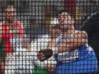 IAAF WORLD ATHLETICS CHAMPIONSHIPS, DOHA 2019. Day 5. Hammer Throw. Qualification. Serghei MARGHIEV, MDA