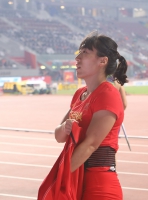 IAAF WORLD ATHLETICS CHAMPIONSHIPS, DOHA 2019. Day 5. Javelin Throw. Bronza is Huihui LYU, CHN