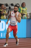 IAAF WORLD ATHLETICS CHAMPIONSHIPS, DOHA 2019. Day 5. 1500 Metres Final. Wesley VÁZQUEZ, BIH