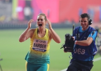 IAAF WORLD ATHLETICS CHAMPIONSHIPS, DOHA 2019. Day 5. Javelin Throw World Champion is Kelsey-Lee BARBER, AUS