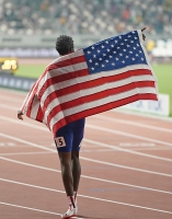 IAAF WORLD ATHLETICS CHAMPIONSHIPS, DOHA 2019. Day 5. 200 Metres World Champion is Noah LYLES, USA