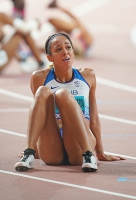 IAAF WORLD ATHLETICS CHAMPIONSHIPS, DOHA 2019. Day 7. Heptathlon. World Champion is Katarina JOHNSON-THOMPSON, GBR