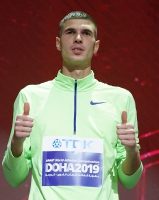 IAAF WORLD ATHLETICS CHAMPIONSHIPS, DOHA 2019. Day 8. High Jump World Silver. Mikhail AKIMENKO