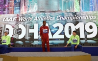 IAAF WORLD ATHLETICS CHAMPIONSHIPS, DOHA 2019. Day 8. High Jump World Champion. Mutaz Essa BARSHIM, QAT