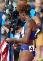 IAAF WORLD ATHLETICS CHAMPIONSHIPS, DOHA 2019. Day 10. 100 Metres Hurdles World Champion. Nia ALI, USA