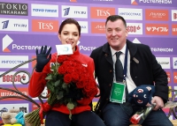 Rostelecom Cup 2019. Ladies. Short program. Evgenia MEDVEDEVA, RUS and Brian Orsen