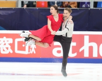 Rostelecom Cup 2019. Ice dance, Rhythm Dance. Allison REED / Saulius Ambrulevicius, LTU