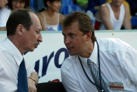 Oleg Kurbatov with Valentin Balakhnichyev