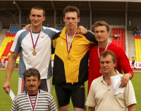 Oleg Kurbatov. With coach Yevgeniy Ter-Avanesov