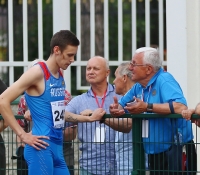 Yevgeniy Petrovich Zagorulko. With Danil Lysenko. Russian Championships 2017