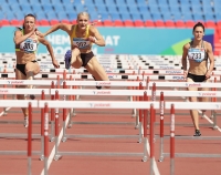 Russian Championships 2021, Cheboksary. Heptathlon. Aleksandra Butvina, Yelena Yermolina, Kristina Volkova