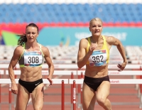Russian Championships 2021, Cheboksary. Heptathlon. Aleksandra Butvina and Yelena Yermolina