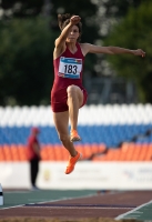 Russian Championships 2021, Cheboksary. Day 3. Triple Jump Silver Medallist Darya Nidbaykina