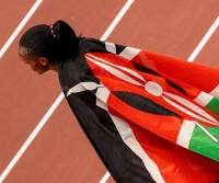 Faith Kipyegon. 1500 m Olympic Champion 2020/21, Tokio