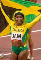 Shelly-Ann Fraser-Pryce. 4x100 m Olympic Champion 2021