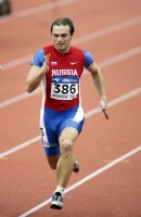 Yepishin Andrey. Silver medalist at World Indoor Championships 2006 (Moscow) at 60m