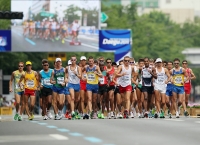 Фото с Чемпионата Мира 2011 (Тэгу, Корея). Старт на 20км   