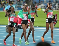 Фото с Чемпионата Мира 2011 (Тэгу, Корея). Чемпионки Мира в беге на 10000м все из Кении