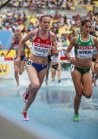 Фото с Чемпионата Мира 2011 (Тэгу, Корея). Забеги на 3000м с/п. Любовь Харламова   