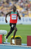 Фото с Чемпионата Мира 2011 (Тэгу, Корея). Полуфинал в беге на 800м. Дэвид Рудиша (Кения)  