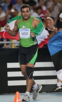 Фото с Чемпионата Мира 2011 (Тэгу, Корея). Бронзовый призер в метании диска Эхсан Хадиди (Иран)