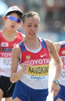 Фото с Чемпионата Мира 2011 (Тэгу, Корея). Финал в ходьбе на 20км. Ольга Канискина