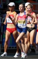 Фото с Чемпионата Мира 2011 (Тэгу, Корея). Финал в ходьбе на 20км. Ольга Канискина