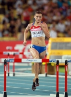 Фото с Чемпионата Мира 2011 (Тэгу, Корея). Финал в беге на 400м с/б. Антюх Наталья