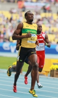 Фото с Чемпионата Мира 2011 (Тэгу, Корея). 200м. Усайн Болт (Ямайка)
