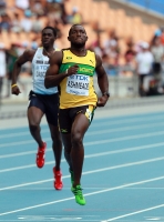 Фото с Чемпионата Мира 2011 (Тэгу, Корея). 200м. Никель Ашмед (Ямайка)