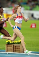 Фото с Чемпионата Мира 2011 (Тэгу, Корея). Полуфинал в беге на 800м. Екатерина Костецкая